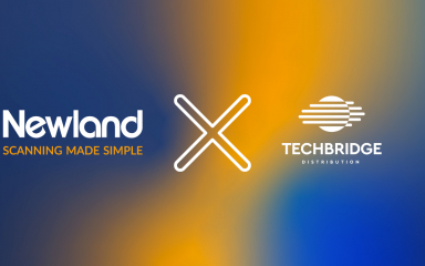 Image of displaying Newland   and Techbridge to celebrate their partnership